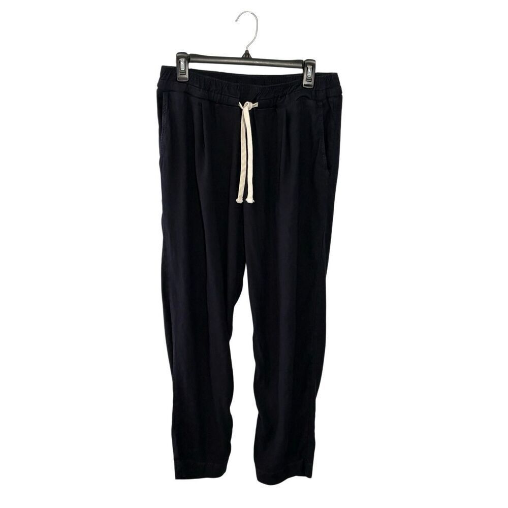 Monrow navy straight leg sweatpants with pockets - L